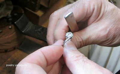 岐阜 関市 ジュエリーリフォーム ダイヤ 指輪